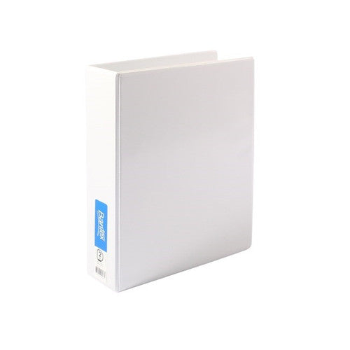 Bantex A4 Insert Binder Standard PP 2D Ring 50mm White Box of 11