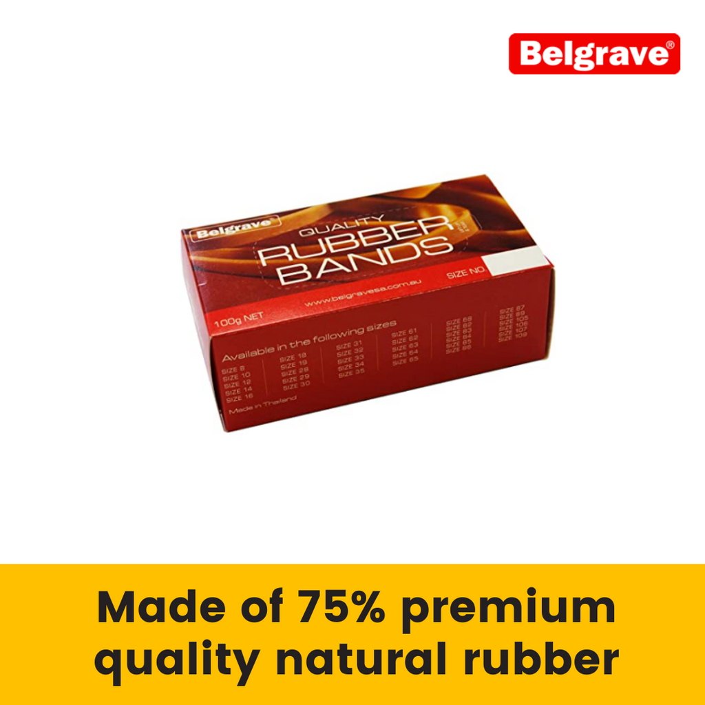 Belgrave Rubber Bands Size 32 100g Pack of 5
