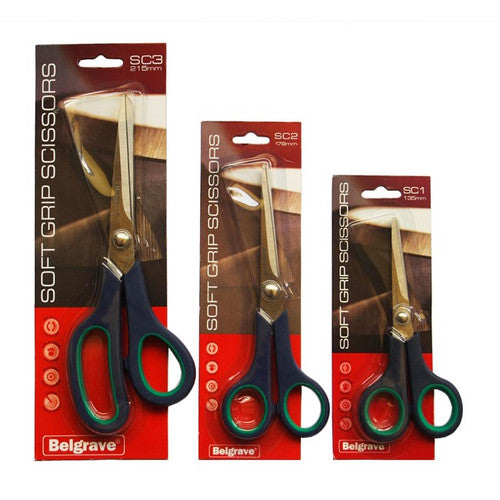 Belgrave SC1 Stainless Steel Scissors 135mm Blue Green Box 12