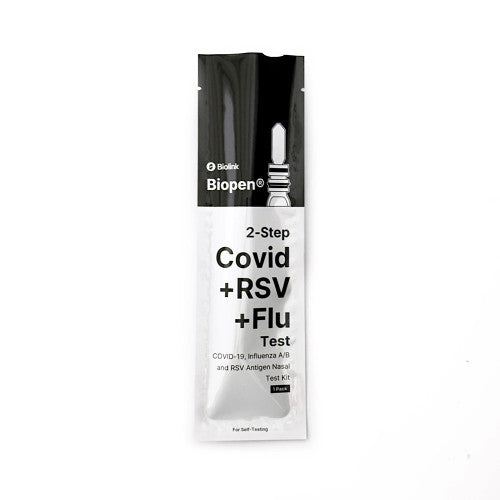 Biopen Covid Influenza A/B and RSV Nasal Rapid Test Single