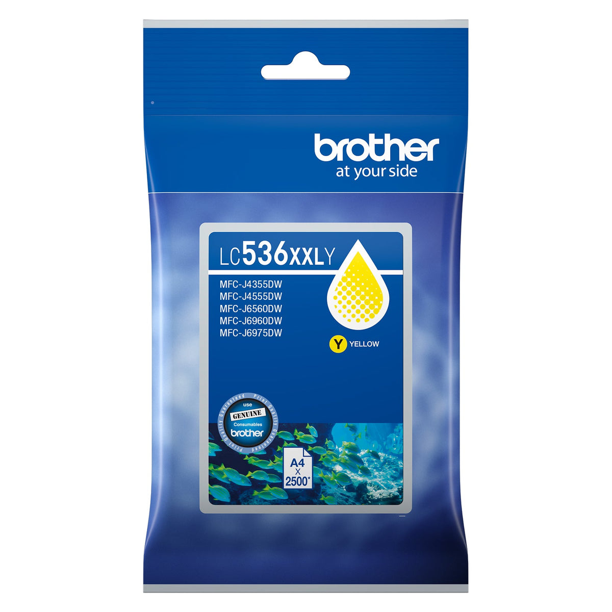 Brother LC-536XXLY Super High Yield Ink Cartridge Yellow