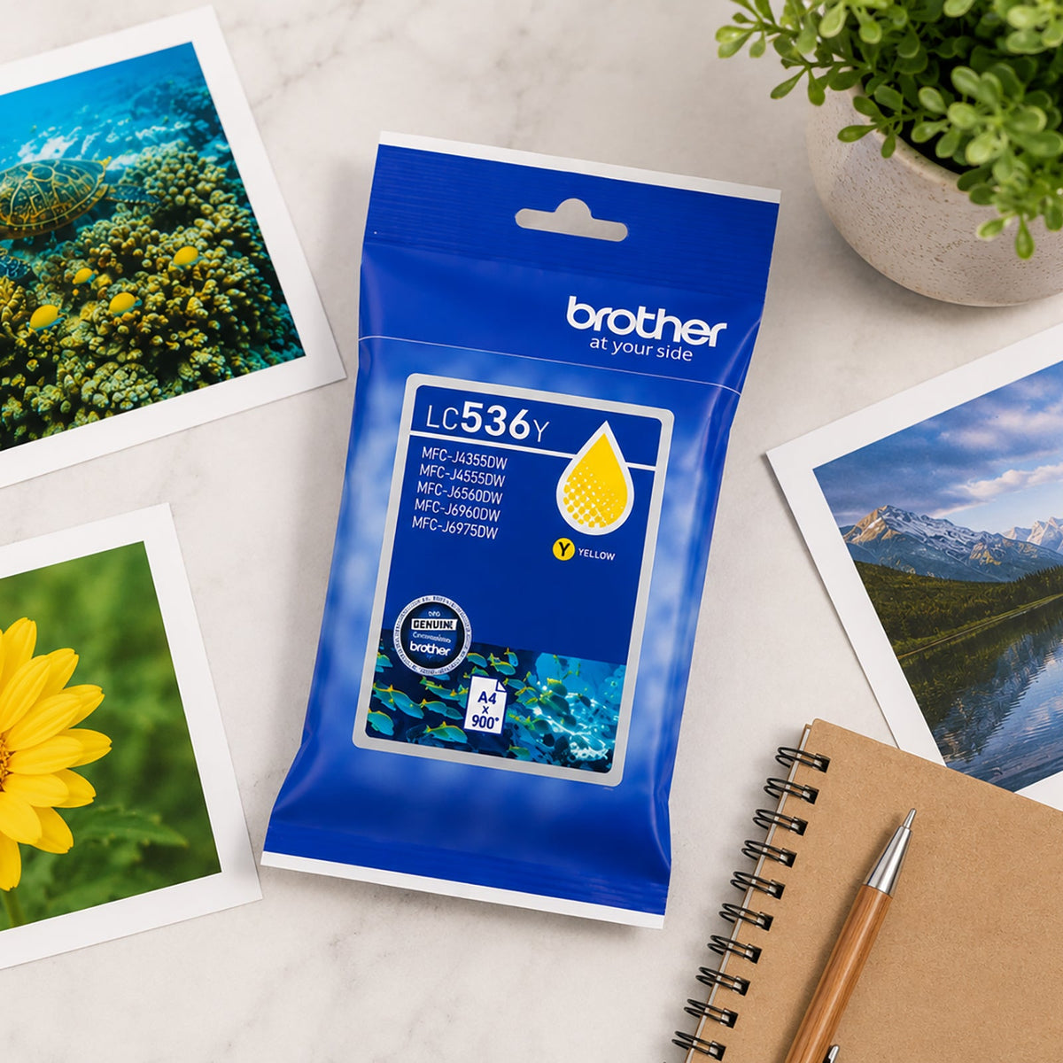 Brother LC-536Y Ink Cartridge Yellow
