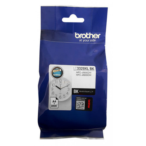 Brother LC3329XLBK Super High Yield Ink Cartridge 3000 Pages Black