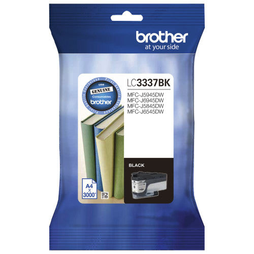 Brother LC3337BK High Yield Ink Cartridge 3000 Pages Black
