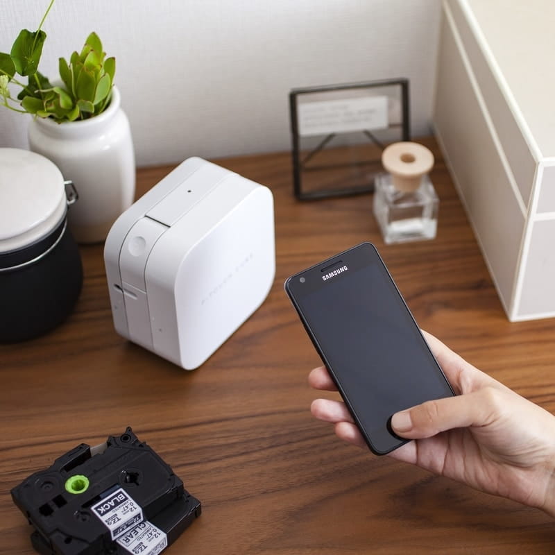Brother PT-P300BT P-Touch Cube Bluetooth Label Maker
