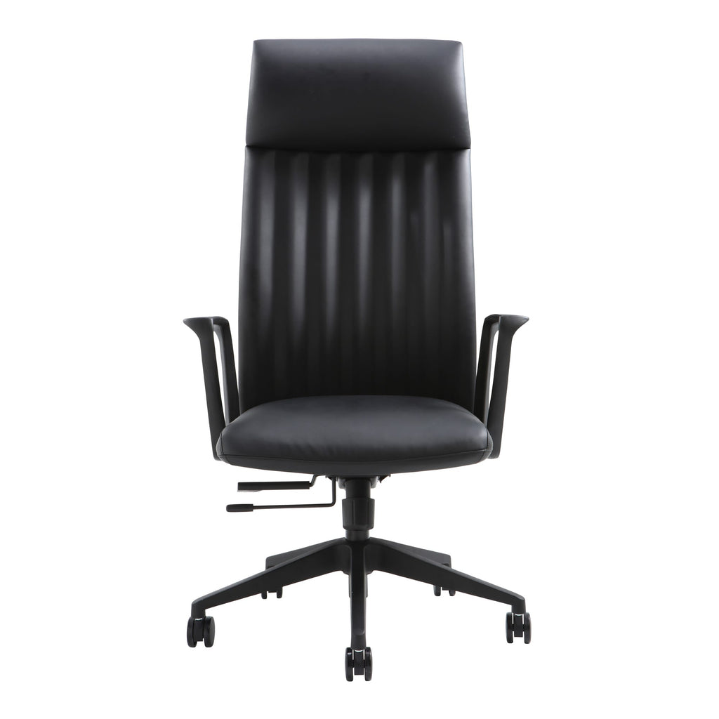 Buro Artemis Chair High Back Black PU