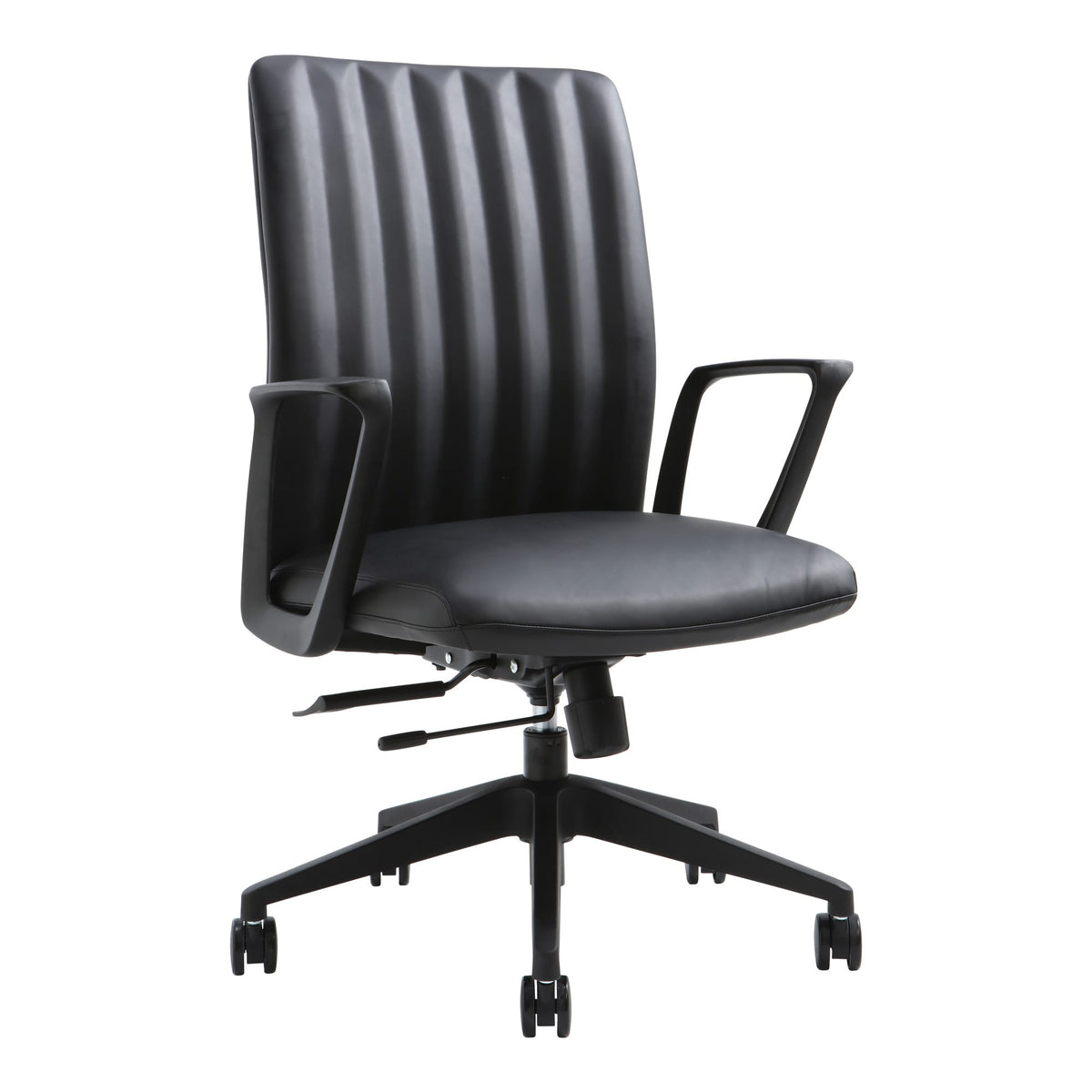 Buro Artemis Chair Mid Back Black PU