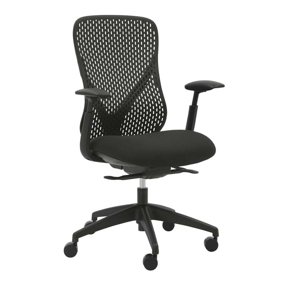 Buro Axon Chair with Arms Black