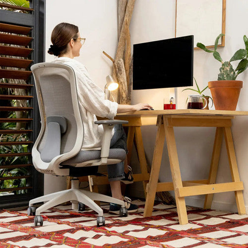 Buro Elan Mesh Back Chair With Arms Black