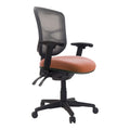 Buro Metro Chair with Seat Slide Nylon Base with Arms Rust SafeTex