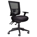 Buro Metro II 24/7 Mesh Back Chair With Seat Slide Nylon Base With Arms Elastic Black