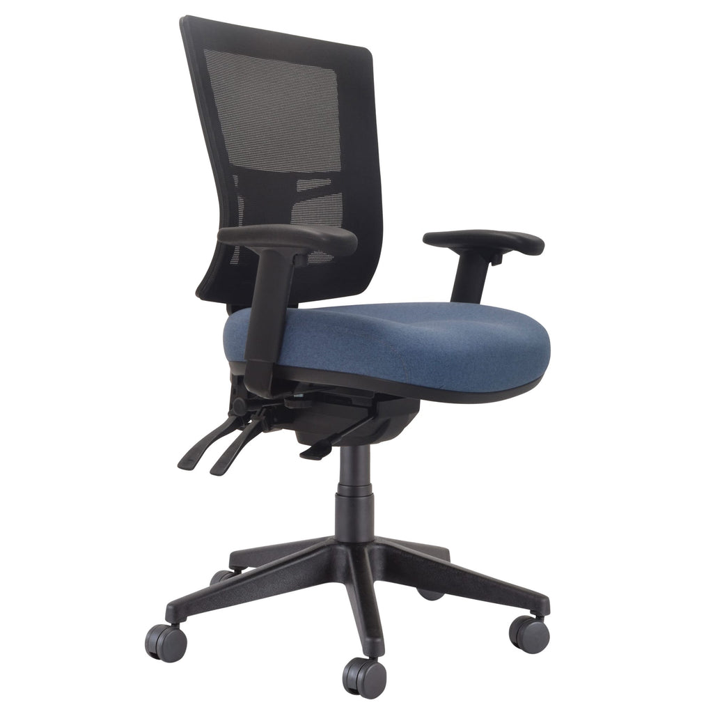 Buro Metro II 24/7 Chair Nylon Base with Arms Charcoal SafeTex