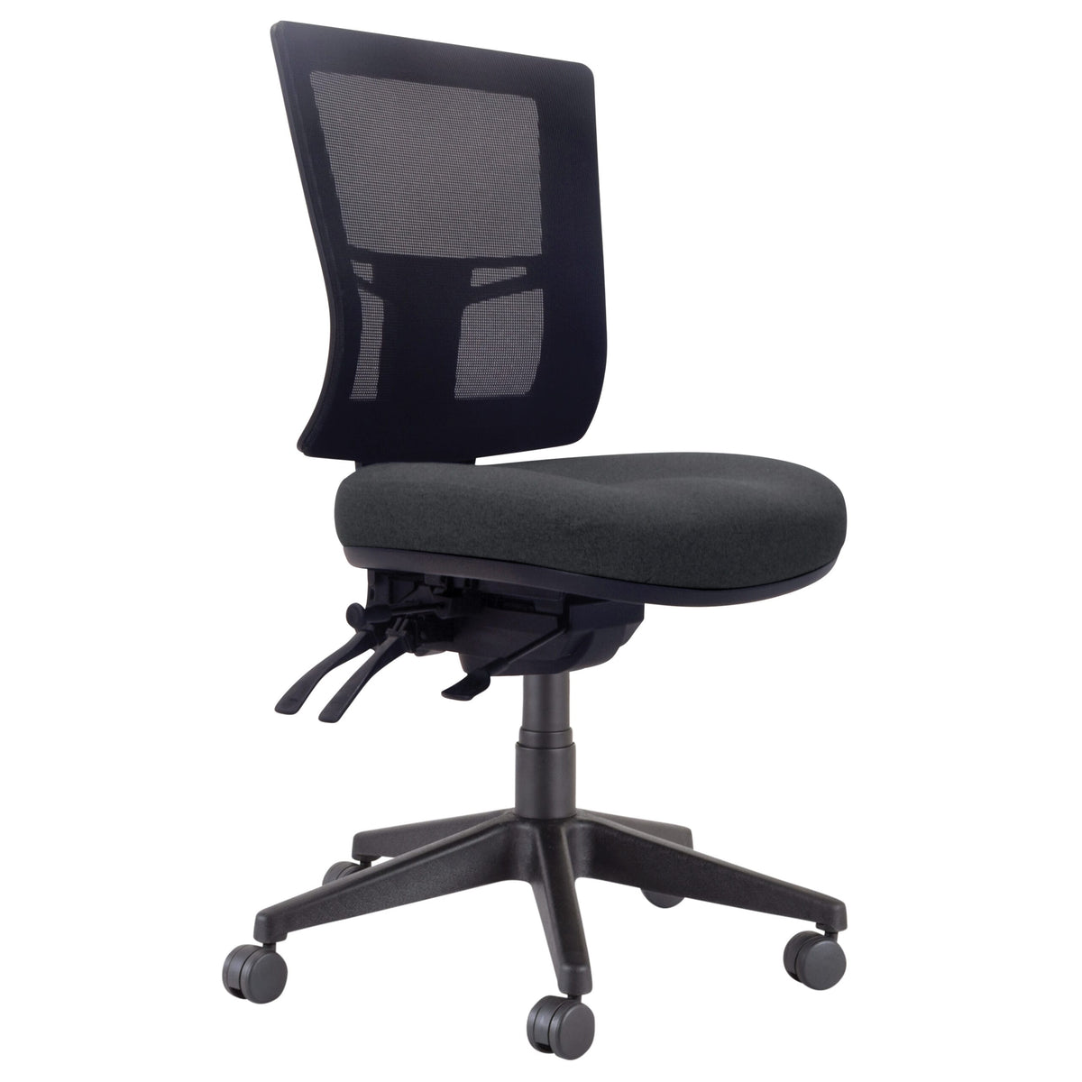 Buro Metro II 24/7 Chair Nylon Base with Arms Cobalt SafeTex