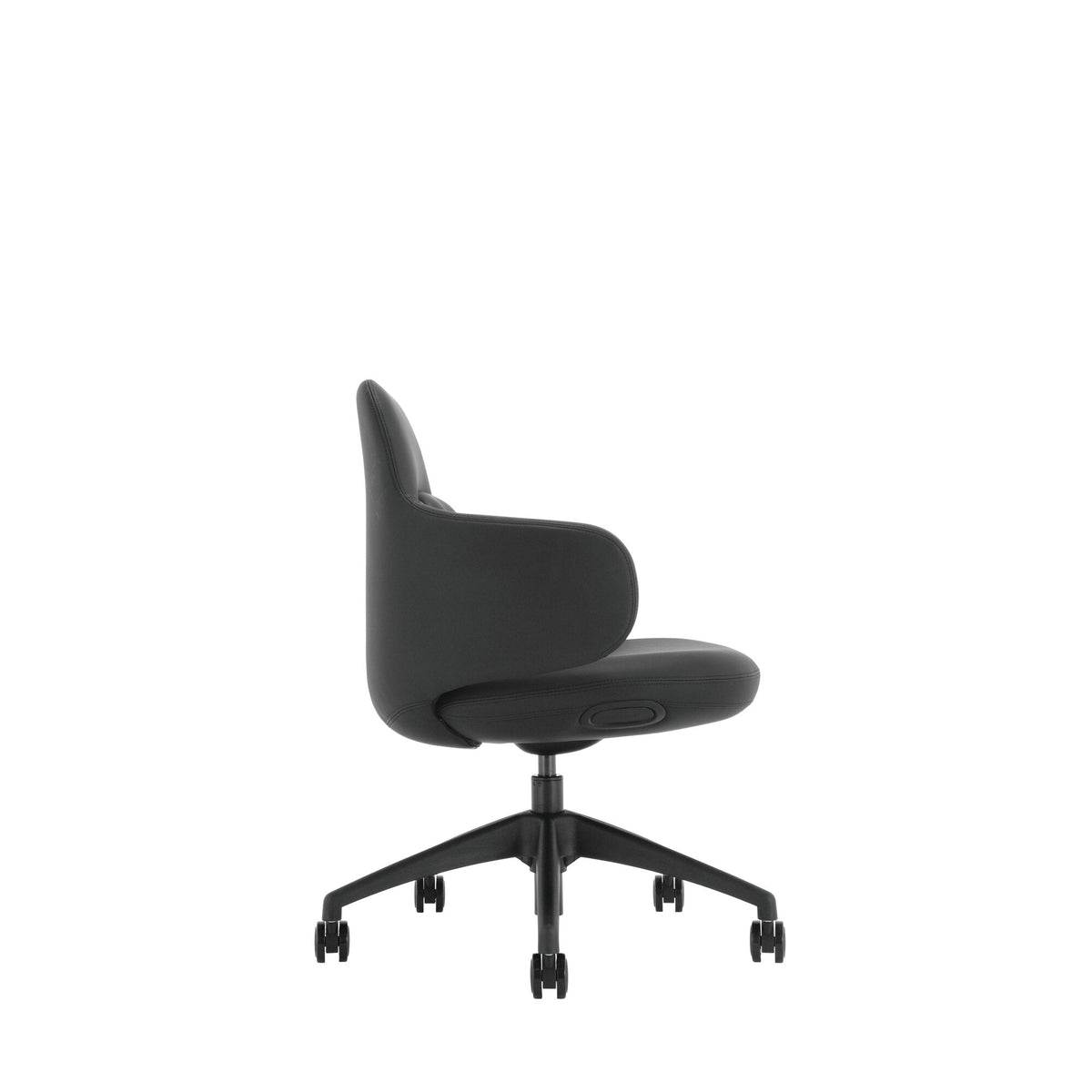 Buro Odyssey Chair with Wraparound Arms Black PU
