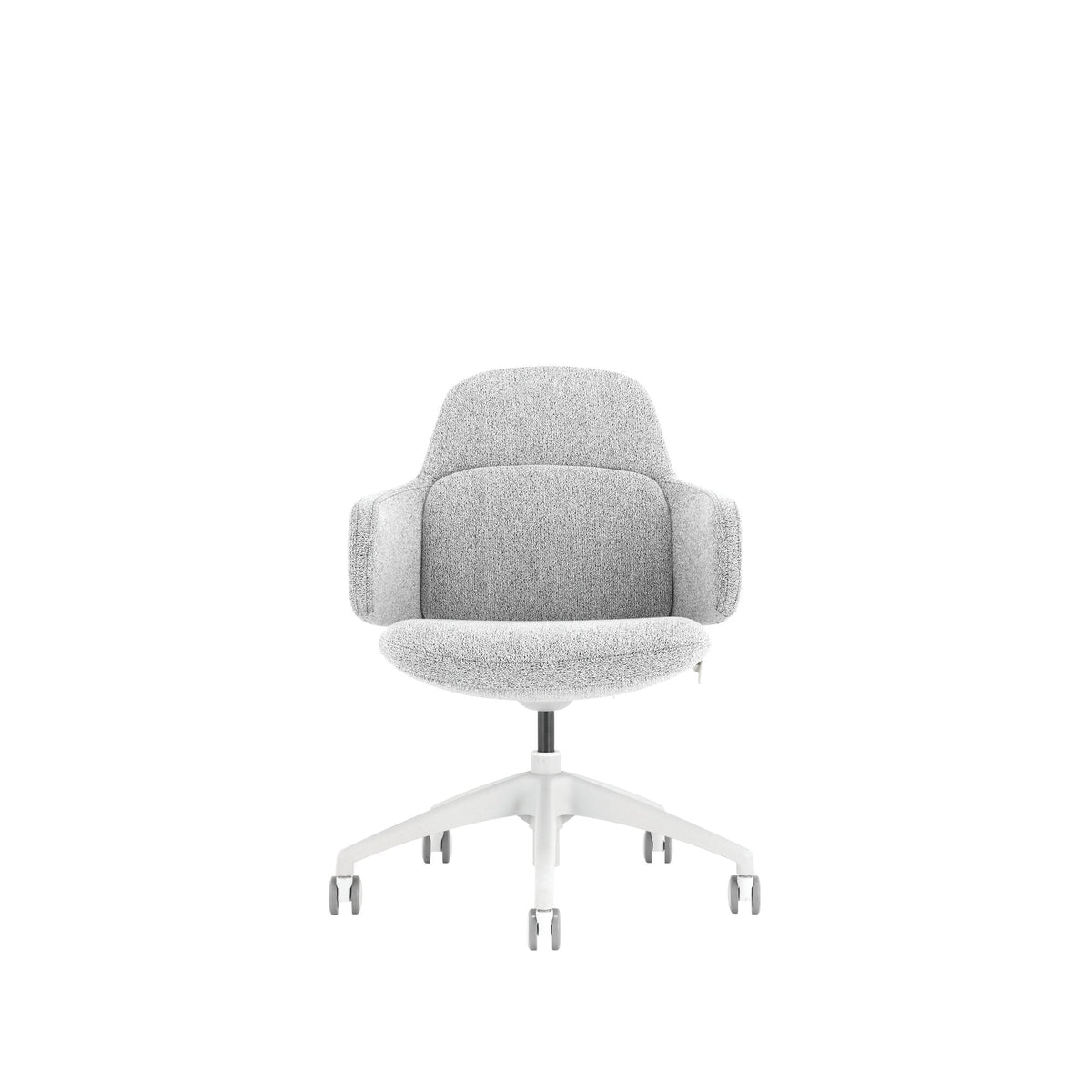 Buro Odyssey Chair with Wraparound Arms Light Grey