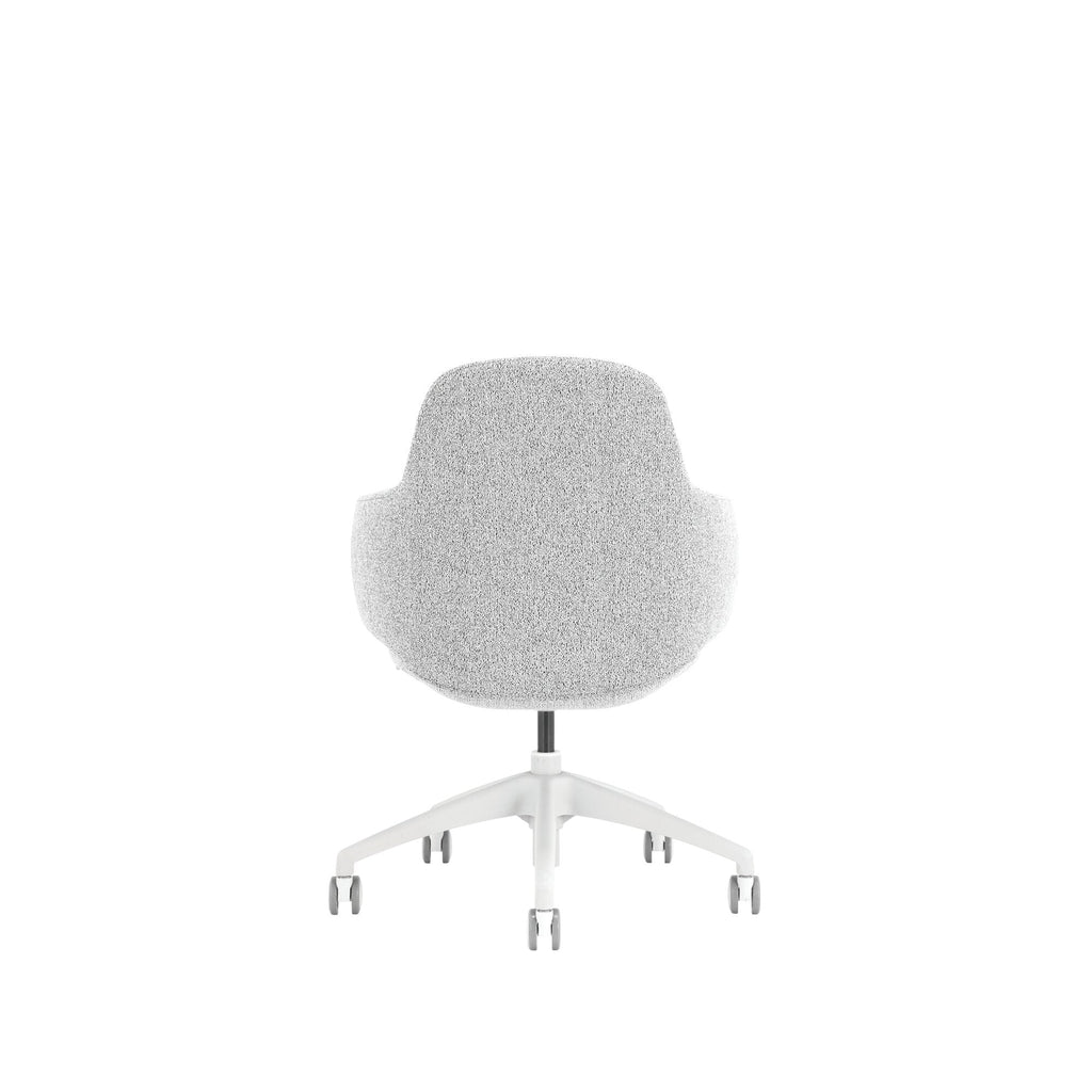 Buro Odyssey Chair with Wraparound Arms Light Grey