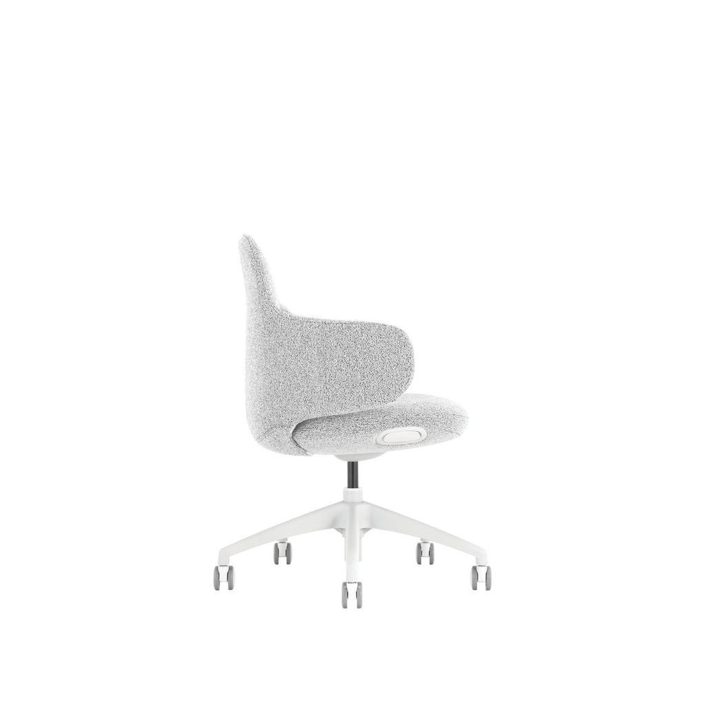 Buro Odyssey Chair with Wraparound Arms Light Grey