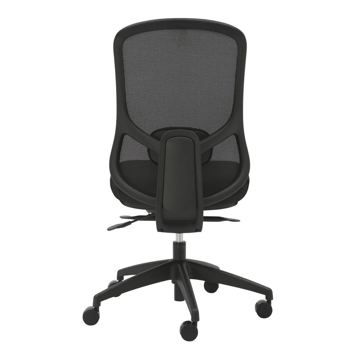 Buro Quantum Chair Mesh Back Without Arms Black