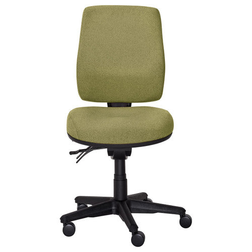 Buro Roma 3 Lever High Back Chair with Seat Slide No Arms Safetex Olive