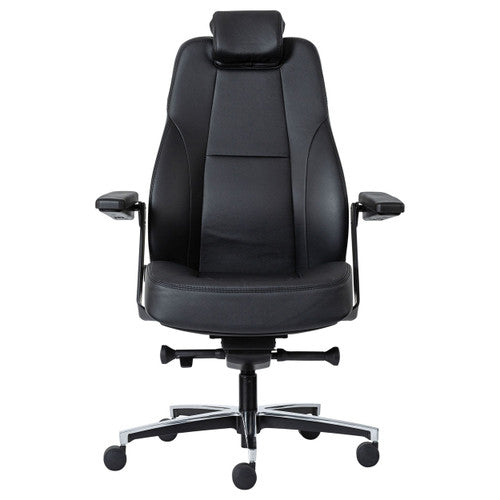 Buro Maverick 24/7 Controller Chair With Arms Leather Black