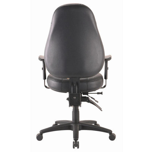 Buro Persona 24/7 With Arms Leather Black