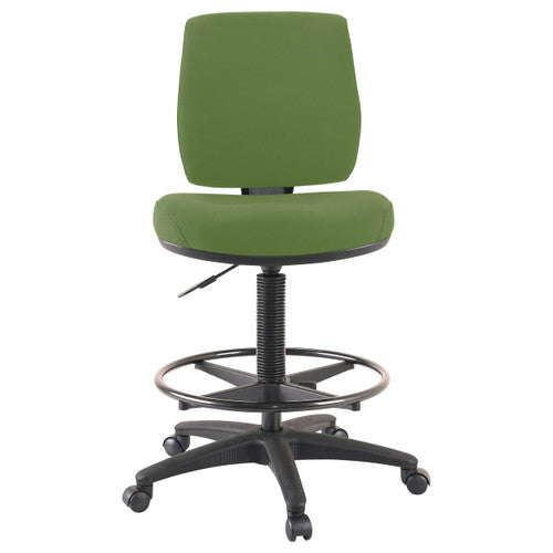 Buro Roma Drafting Chair 1 Lever Mid Back Green