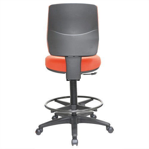 Buro Roma Drafting Chair 1 Lever Mid Back Red