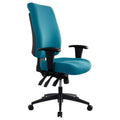 Buro Tidal High Back Chair Fully Upholstered With Arms Teal
