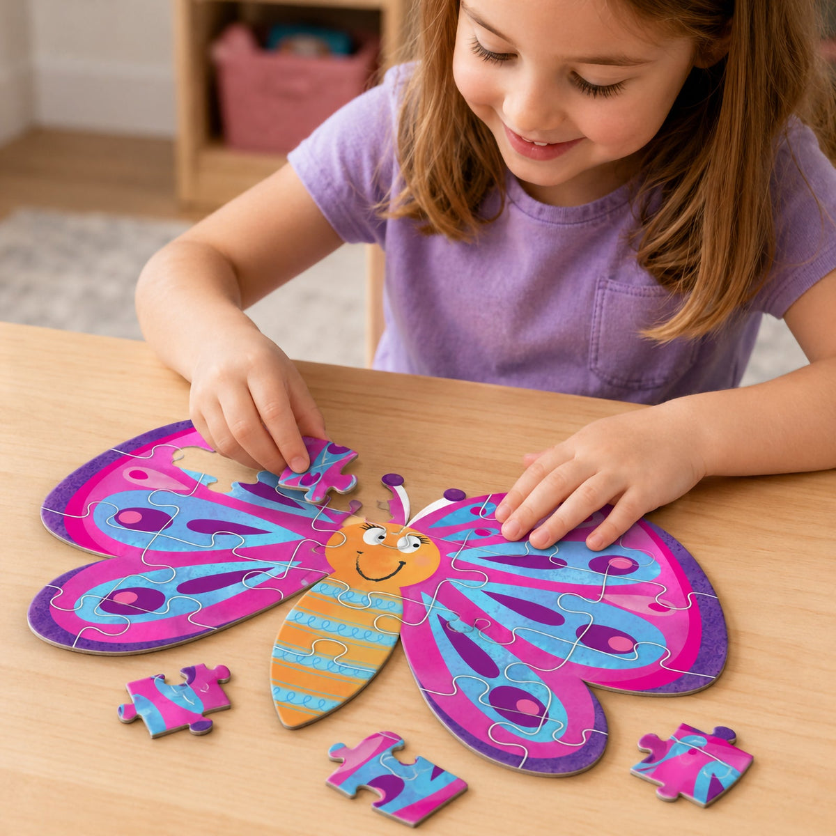 Butterfly Magic: Butterfly Shaped Puzzle