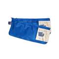 Colby C-642PC Mesh Pencil Case Nylon Zippered Blue