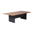 Rapidline Rapid Worker Rectangular Meeting and Boardroom Table 2400 x 1200mm Beech / Ironstone