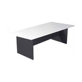 Rapidline Rapid Worker Rectangular Meeting and Boardroom Table 3200 x 1200mm Natural White / Ironstone