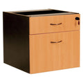 Rapidline Rapid Worker Fixed Pedestal 2 Drawer Beech / Ironstone