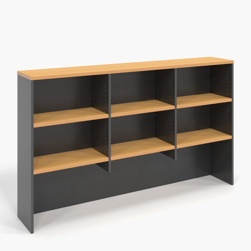 Rapidline Rapid Worker Overhead Hutch 1800 x 315 x 1070mm Beech / Ironstone