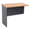 Rapidline Rapid Worker Open Slab End Workstation Return 1200 x 600 x 730mm Beech / Ironstone