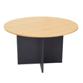 Rapidline Rapid Worker Round Meeting Table 900mm Diameter Beech / Ironstone