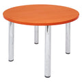 Rapidline Chrome 4 Leg Round Table 900 x 730mm Cherry