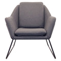 Rapidline Cardinal Single Seater Arm Chair Charcoal Ash