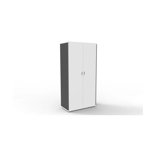 Rapidline Rapid Worker Lockable Full Door Cupboard Natural White / Ironstone