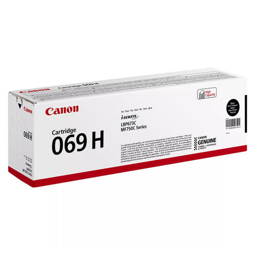 Canon 069H High Yield Toner Cartridge Black 7600 Pages