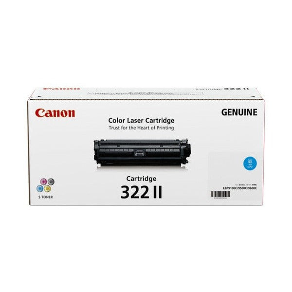 Canon CART322CII High Yield Cyan Toner Cartridge 15000 Pages