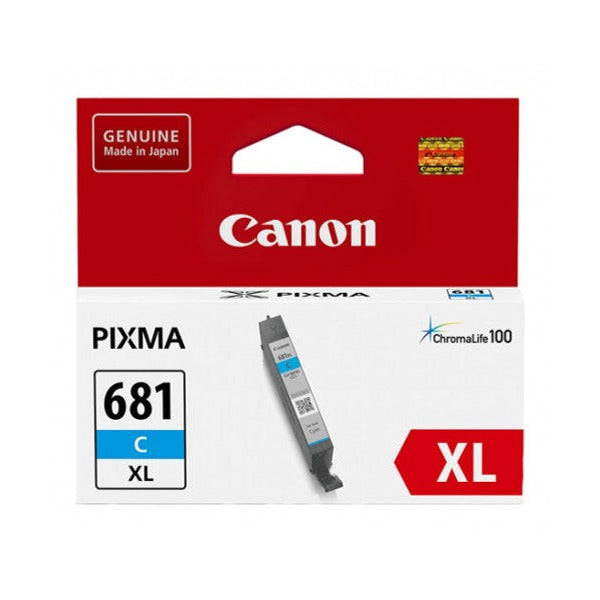 Canon CLI681XLC High Yield Ink Cartridge 515 Pages Cyan