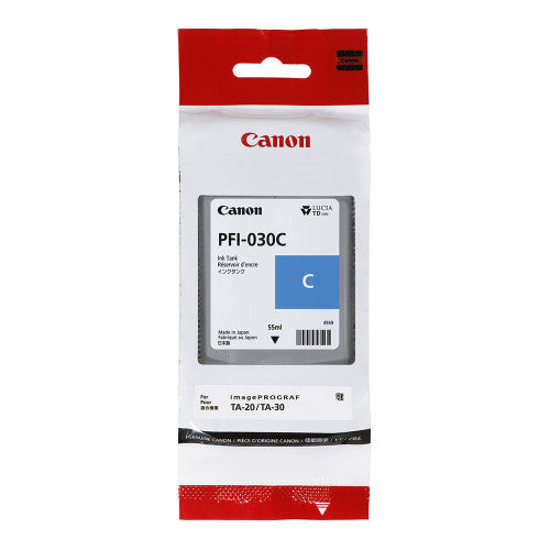 Canon PFI-030C Ink Cartridge Cyan