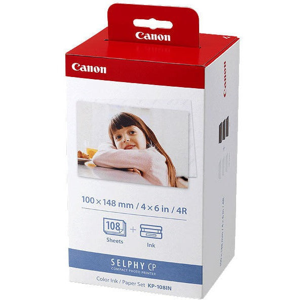 Canon KP108IN Ink and Paper Pack 108 Pages Colour Combo