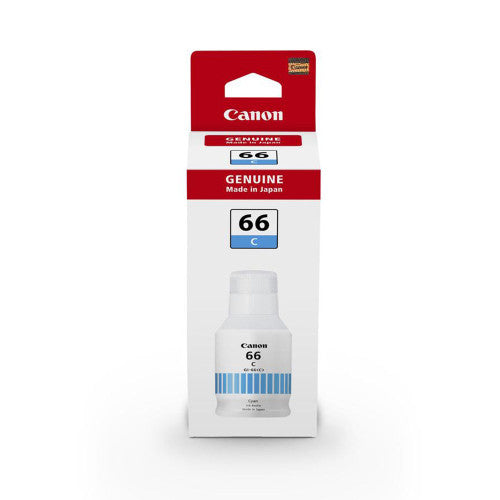 Canon GI66C MegaTank Ink Bottle Cyan 6000 Pages
