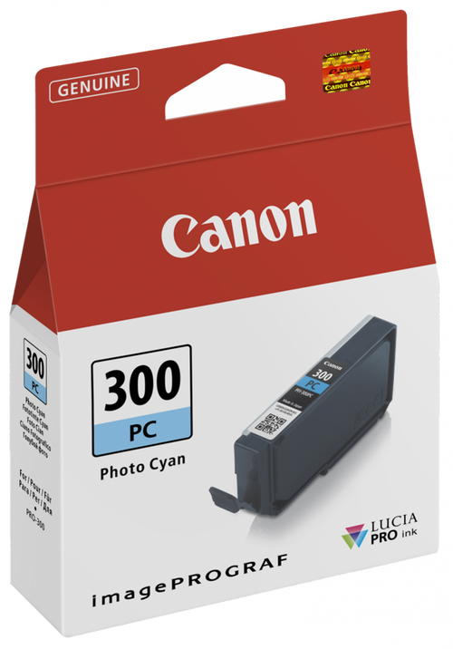 Canon PFI-300PC Photo Cyan Ink Cartridge