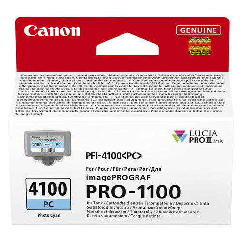 Canon PFI-4100 Ink Cartridge 80ml Photo Cyan