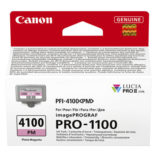 Canon PFI-4100 Ink Cartridge 80ml Photo Magenta