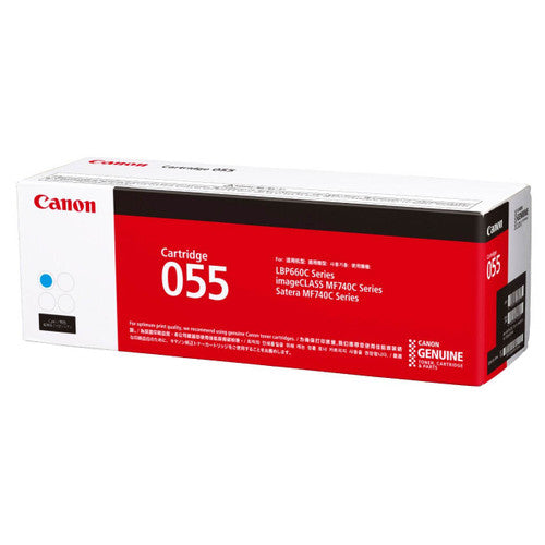 Canon CART055C Toner Cartridge Cyan 2100 Pages