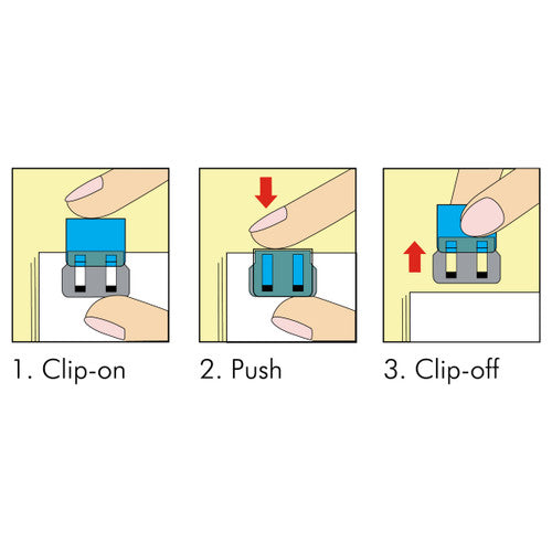 Carl MC53 Mori Clip Medium Silver Pack of 18